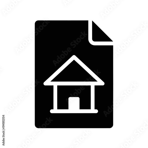 Home Document Icon - Real Estate File.