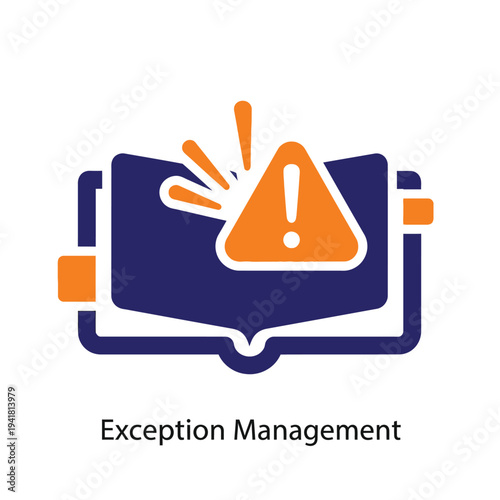 Illustrative icon showing a critical exception or warning signal emerging from an open book, symbolizing proactive problem management and system troubleshooting