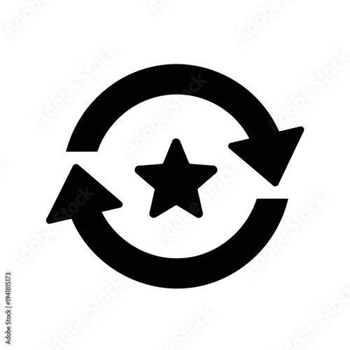 Star Rotation - Symbol of Renewal and Transformation.