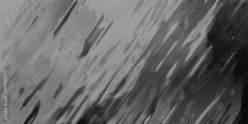 Dark monochrome abstract background with bold grey wavy streaks and fluid-like patterns suggesting movement and depth
