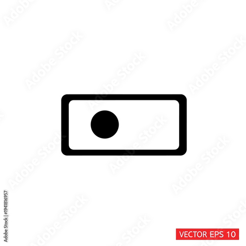Free Download Toggle Switch Icon - OnOff Control Symbol. - GFXLoad
