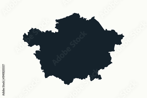 Map of Central Asia Pacific