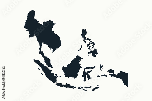 Map of Southeast Asia Pacific