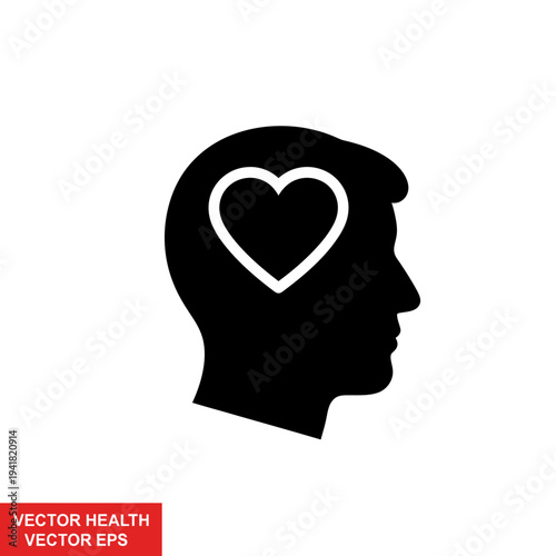 Mental Health and Love - A Symbol of Emotional Well-being.