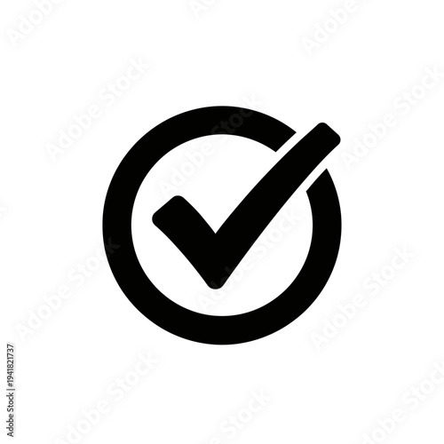 Check mark icon for task completion.