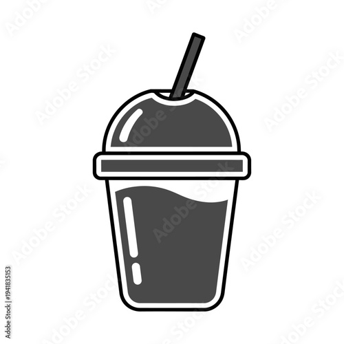 Iced Drink Illustration - Refreshment in a Cup.