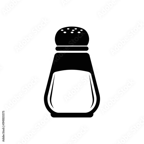 Salt shaker illustration for culinary use.
