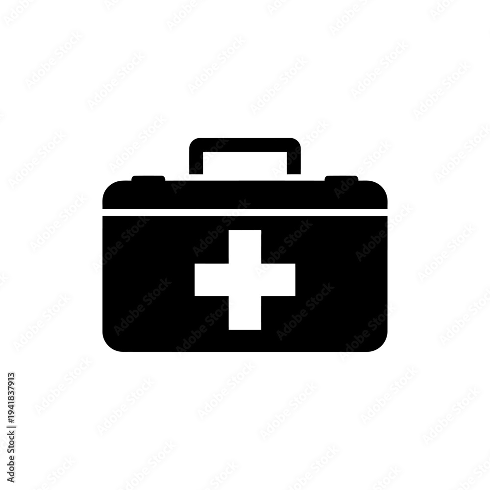 Fototapeta premium First Aid Kit - Essential Medical Supplies.
