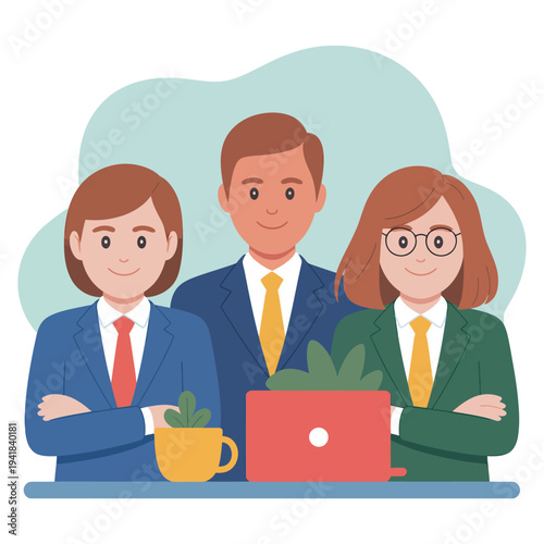 business people in office