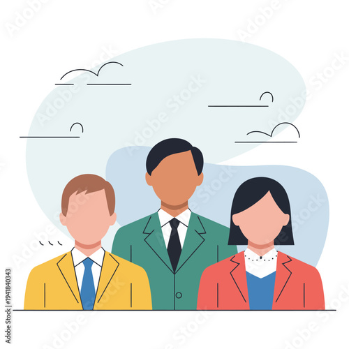 business man and woman