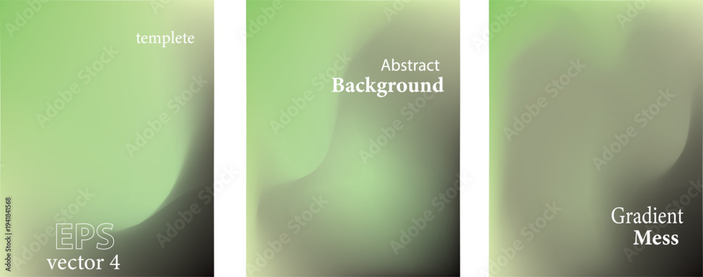 Fototapeta premium Abstract Background Green, Yellow, Blue, pink purple blurred gradient background with aurora shape and light texture on black background. Modern green blur grainy technology background for poster wall