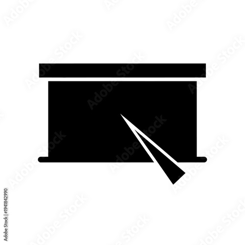 Blackboard with Pointer - Education and Teaching Tool.