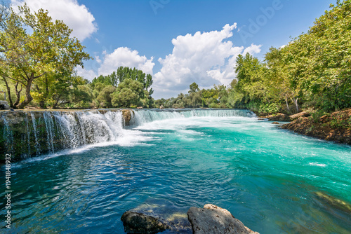 The Manavgat Waterfall view in Antalya Province of Turkey