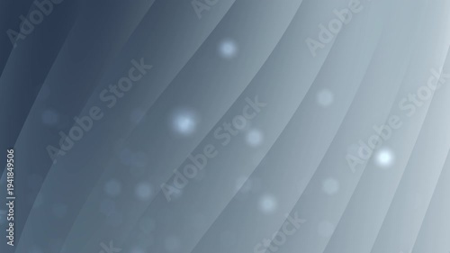 Soft grey gradient animation with floating light particles and elegant flowing curves. Modern abstract background perfect for corporate branding, presentations, technology visuals, and professional