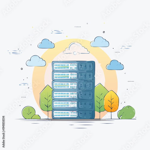 Server Room Datacenter.