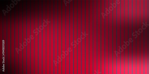 Futuristic vibrant vertical ribbed lines that distorts vivid red blue diagonal gradient. Vivid and colorful visual perfect for modern design, technology backgrounds, or creative advertising projects