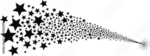 Sparkling starburst graphic design element