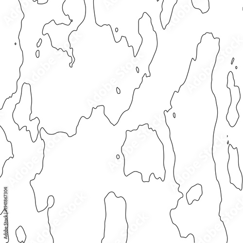Isolated 3d vector illustration showing the outline map and border of Poland within the continent of Europe featuring a white contour of the country for geography and travel atlas cartography