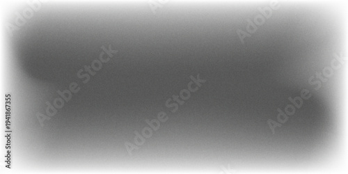 Grey gradient grain texture background gray black white monochrome smooth grainy backdrop design copy space