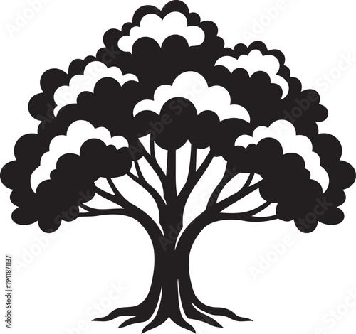 A bright and clean white tooth illustration representing dental hygiene and oral health care concepts