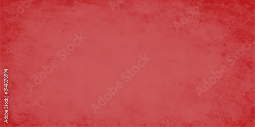A vintage red grunge wall features a stained parchment texture with an aged, worn pattern and a rough, dirty surface that creates a distressed antique backdrop