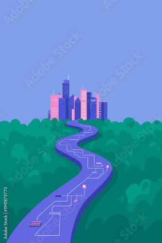Intricate Circuit Trace Maze on a Green PCB Landscape