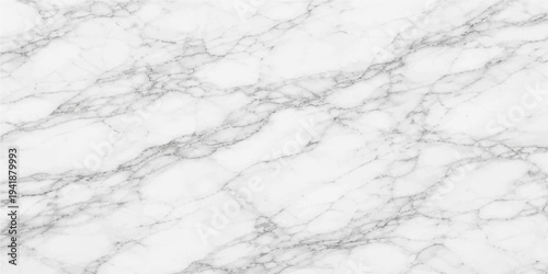 A white marble texture background displays a cold nature stone pattern with gray grunge surface details resembling winter snow and ice on an old cement wall design