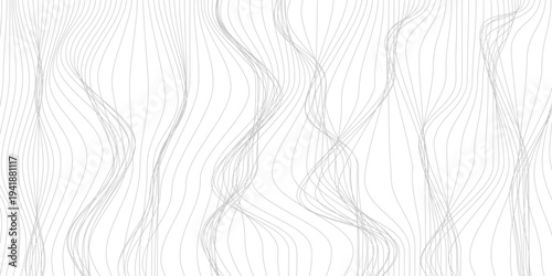 Abstract wave element for design. Digital frequency track equalizer. Stylized line art background. Vector