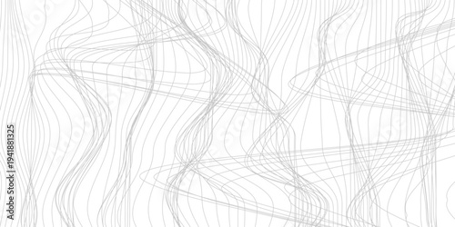 Abstract wave element for design. Digital frequency track equalizer. Stylized line art background. Vector