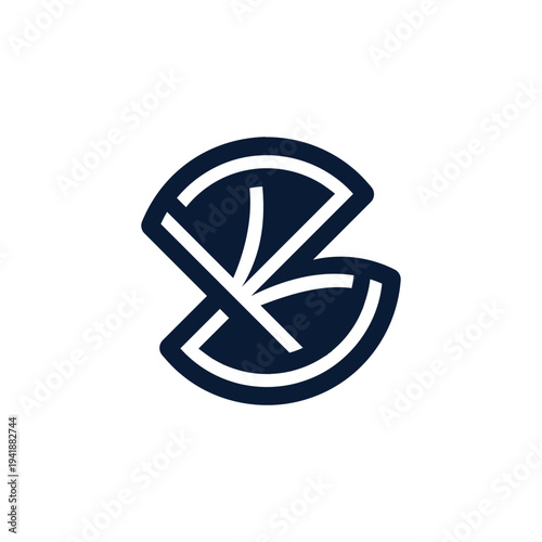 Professional ZK KZ Initial Monogram Letter Logo Design