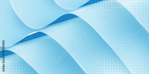 Futuristic abstract background with glowing wave. Shiny moving lines design element. Modern blue gradient flowing wave lines. Technology concept. Vector