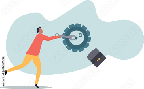 Adjustment and optimization for business improvement, change or fine tune for smooth ride, repair and maintenance service.human life and situation.