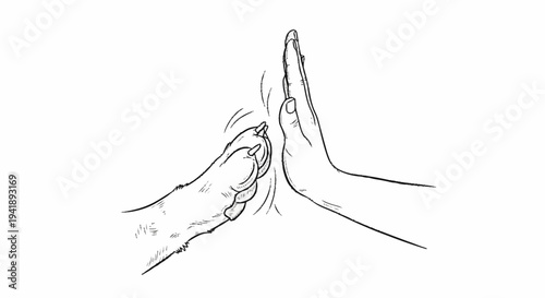Hands Together in Prayer Gesture.