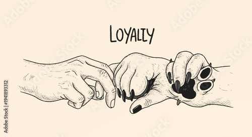 Hands with Fingers Crossed and Linked Together.