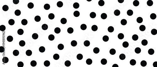 Seamless polka dot pattern. Bright birthday polka dot seamless pattern. irregular polka dot pattern. abstract simple background with dots. Brush drawn rough multi colored circles.