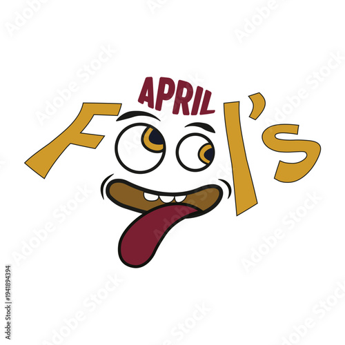 Happy cartoon birthday cake illustration