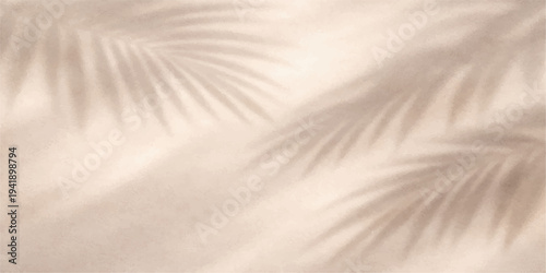 Palm Leaf Shadows: The gentle interplay of light and shadow forms a serene, abstract composition. The delicate fronds of palm leaves cast elegant shadows. 