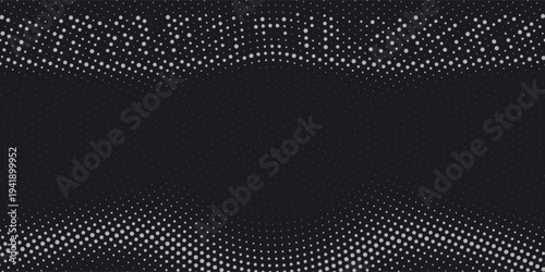 Abstract Black and White Geometric Pattern with Hexagons. Dynamic Spiral Vortex on Hexagon Grid. Abstract Tech Background. Vector Illustration. Hexagonal Multi Scale Pattern.