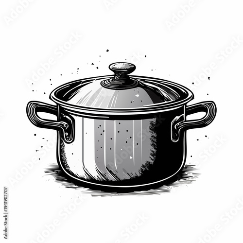Large Metal Cooking Pot With Lid.