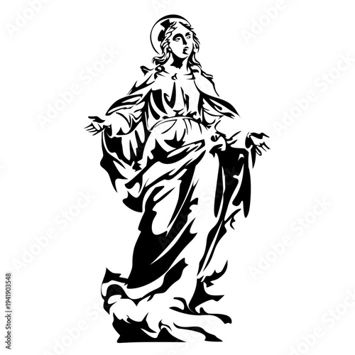 virgin mary and jesus