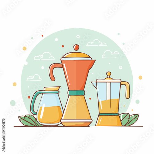 Coffee maker and tea brewing devices.