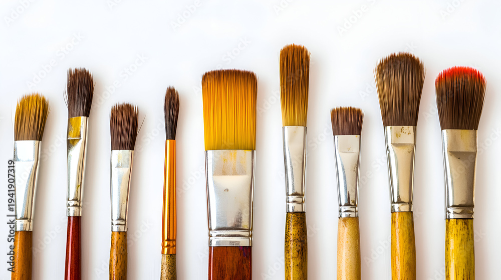 Fototapeta premium brushes and paint