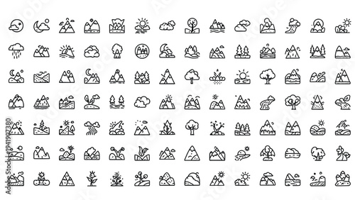 Various Warning and Information Symbols.