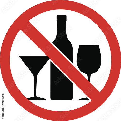 Do not drink alcohol in this area