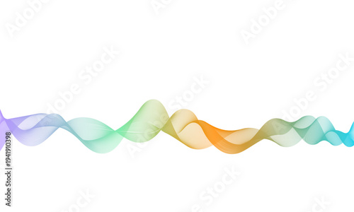  Rainbow abstract wave, for package design, website, flyer.