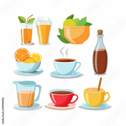 Assortment of Beverages.