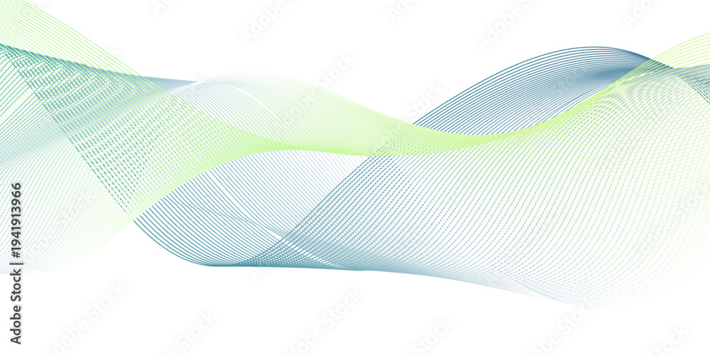 Fototapeta premium Modern digital technology design for Abstract Background. Abstract mesh glowing curved lines and modern wave design. mesh music and sound creative design.