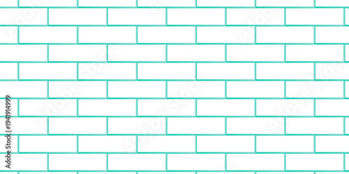 white brick wall texture and solid bricks seamless pattern background.