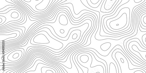 Topographic Map Patterns Vintage Outdoors Style Topography Line Map and World Map Template; Minimalist Elevation Contours Stock Vector for Adventure Branding and Hiking Gear Design