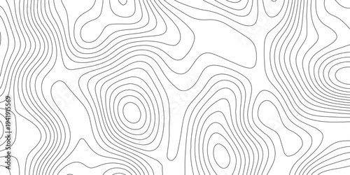 Topographic Map Patterns Vintage Outdoors Style Topography Line Map and World Map Template; Minimalist Elevation Contours Stock Vector for Adventure Branding and Hiking Gear Design